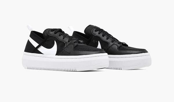 Court Vision Alta TXT Black White - Sneakers Outlet Co