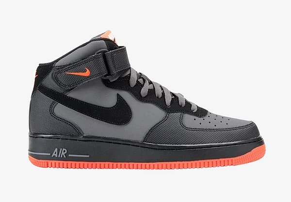 Air Force 1 Mid '07  - Hot Lava - Dark Grey Crimson - Sneakers Outlet Co