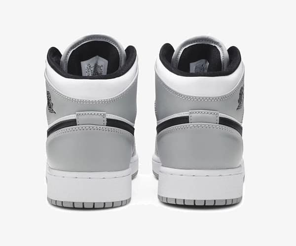 Air Jordan 1 Mid GS - Light Smoke Grey - Sneakers Outlet Co